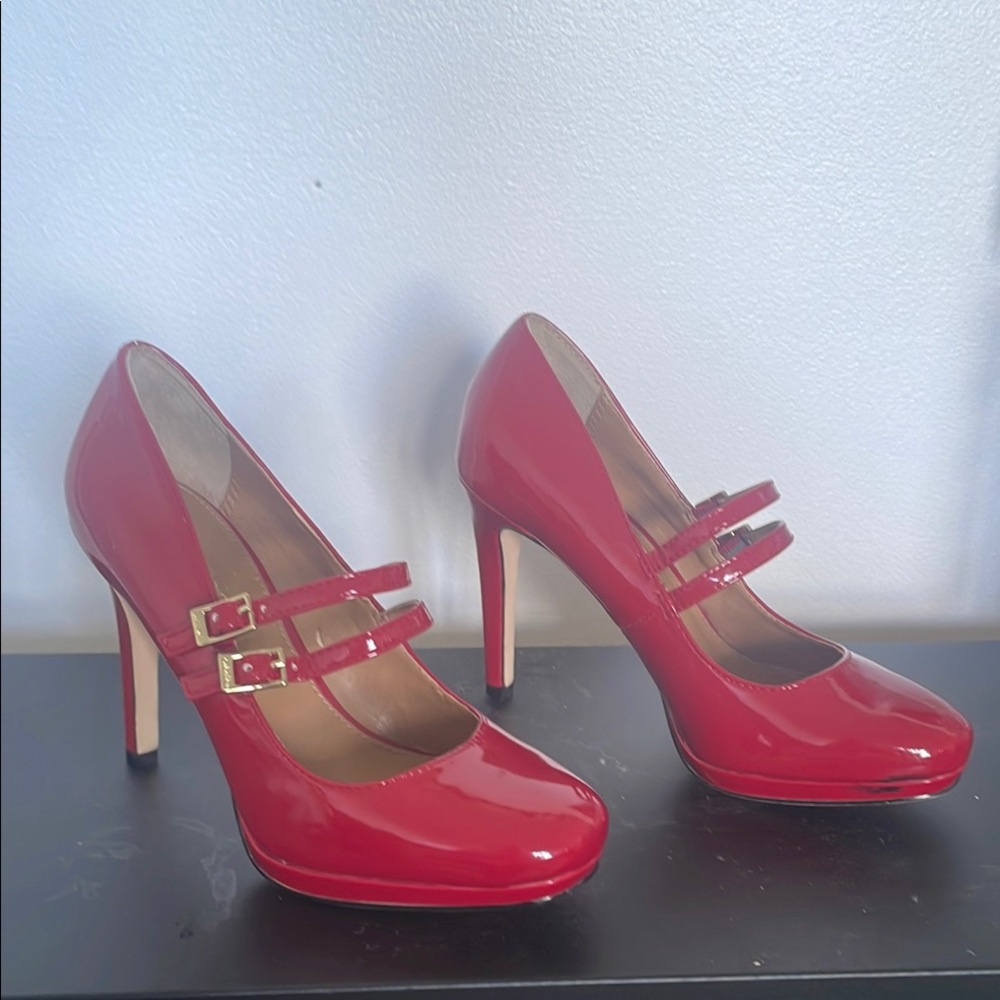 Calvin Klein Red Stiletto Heels